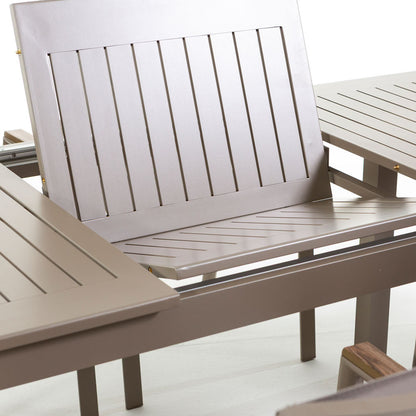 SALON REPAS EXTENSIBLE ALVARO + 6 DEVA