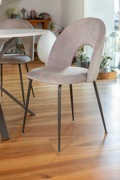 CHAISES EN VELOURS MARGOT