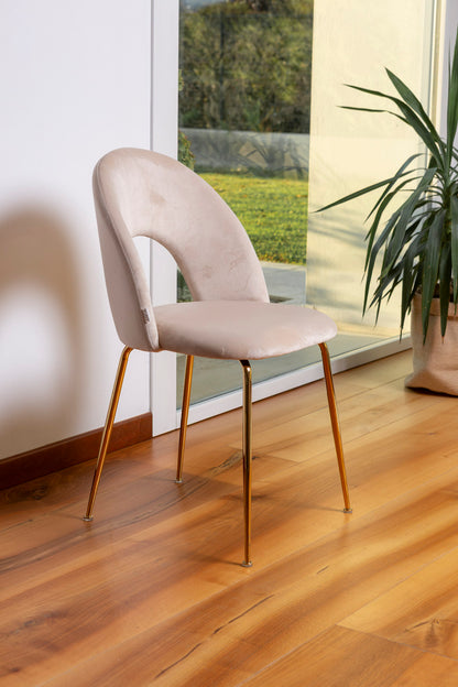 CHAISES EN VELOURS MARGOT