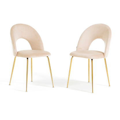 CHAISES EN VELOURS MARGOT