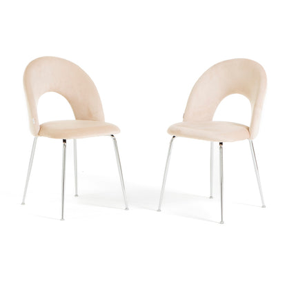 CHAISES EN VELOURS MARGOT