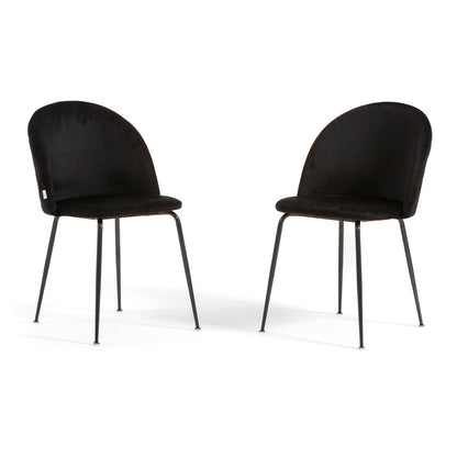 CHAISES SARA EN VELOURS