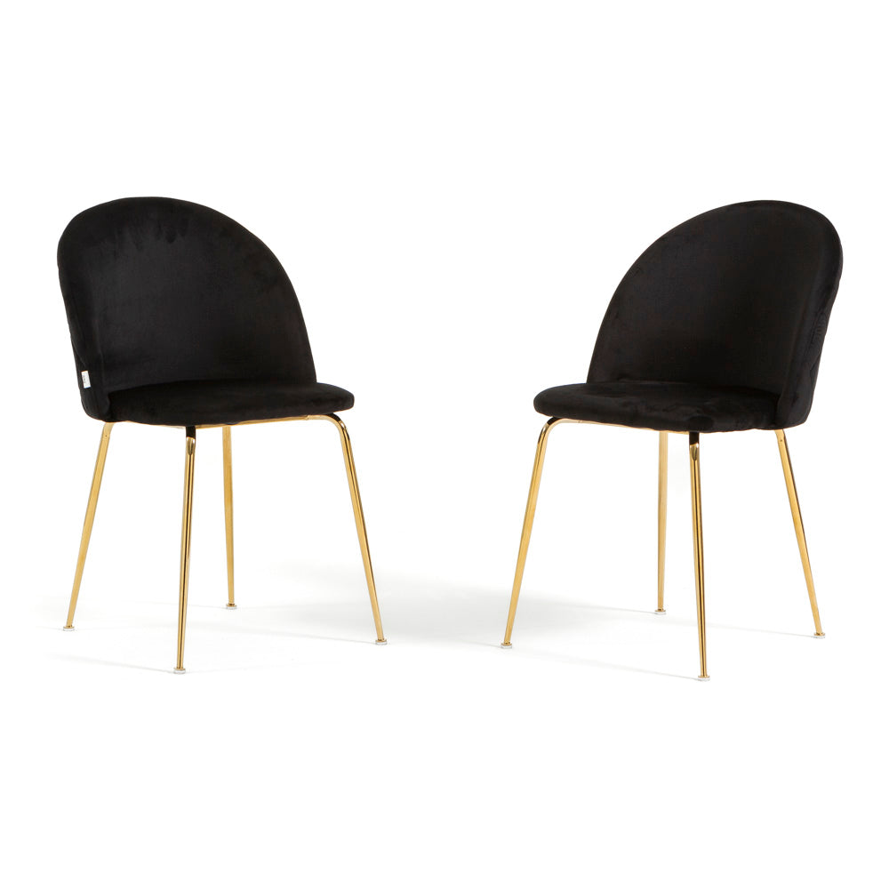 CHAISES SARA EN VELOURS