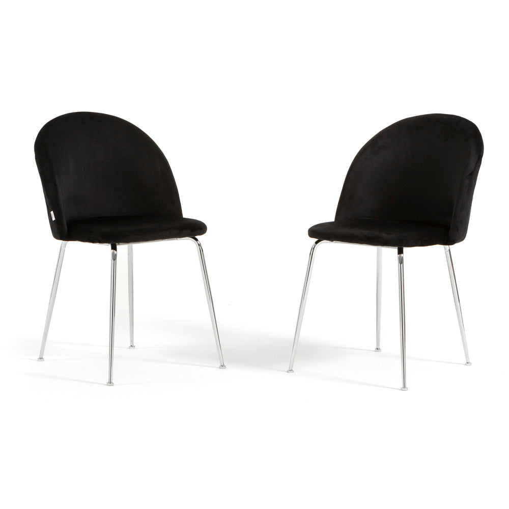 CHAISES SARA EN VELOURS