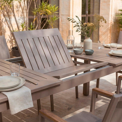 SALON REPAS EXTENSIBLE ALVARO + 6 DEVA