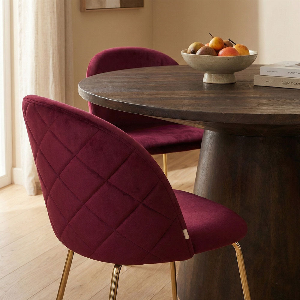 CHAISES SARA EN VELOURS