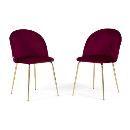 CHAISES SARA EN VELOURS