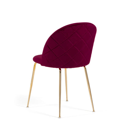 CHAISES SARA EN VELOURS