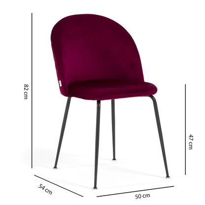 CHAISES SARA EN VELOURS