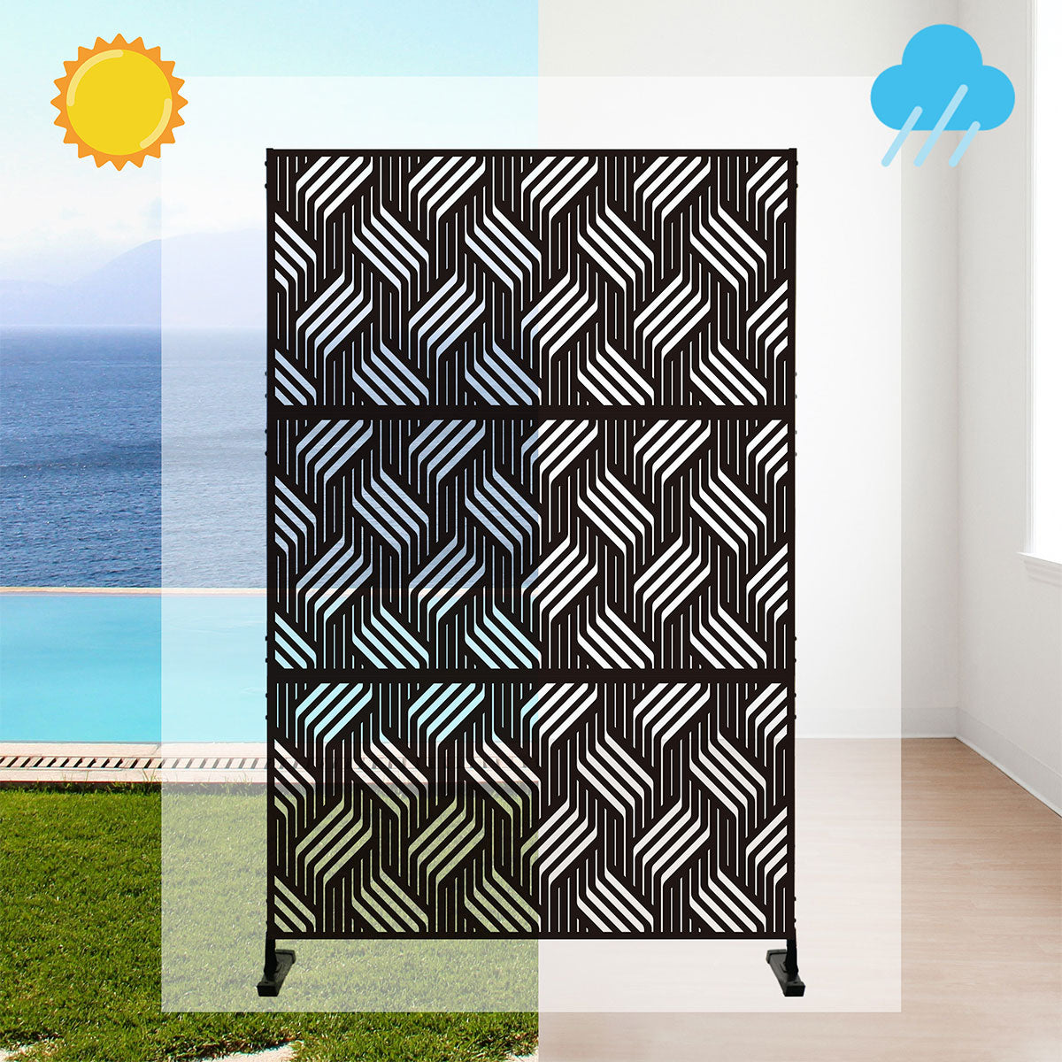  STEEL PRIVACY SCREEN