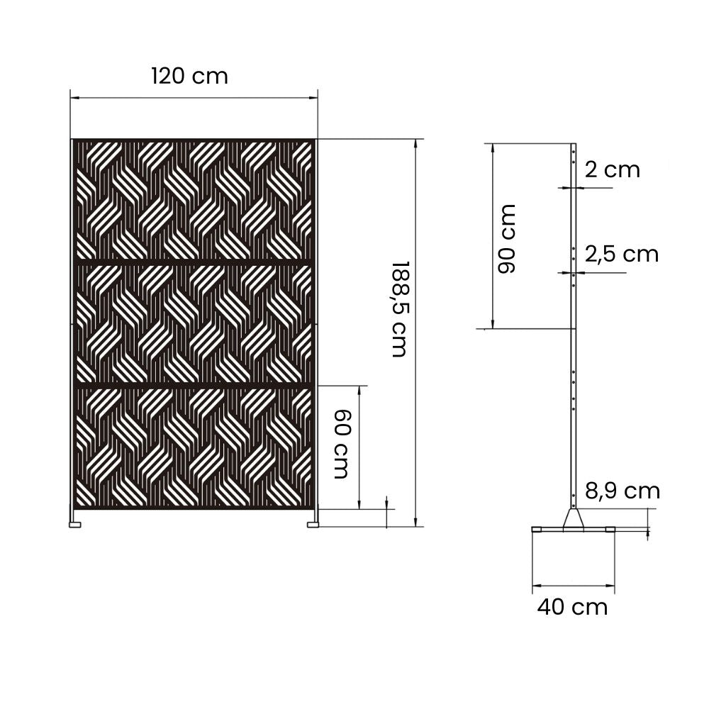  STEEL PRIVACY SCREEN