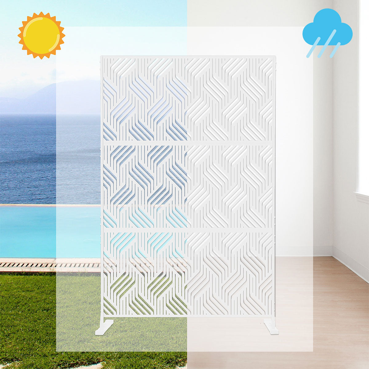  STEEL PRIVACY SCREEN