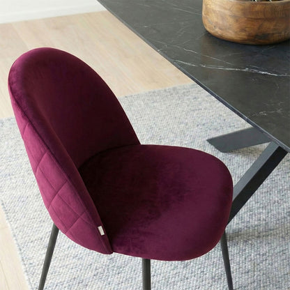 CHAISES SARA EN VELOURS